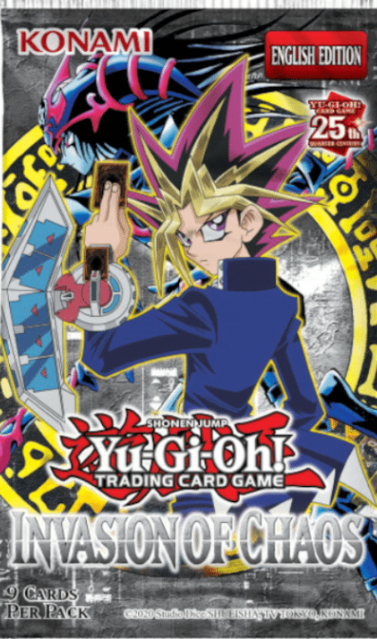 Yu-Gi-Oh Invasion of Chaos 25th Anniversary Reprint Booster Pack