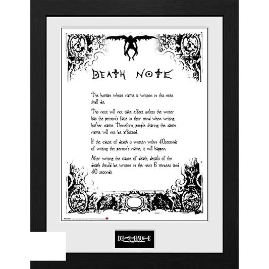 Death Note Rules Poster - Death Note - 30x40cm
