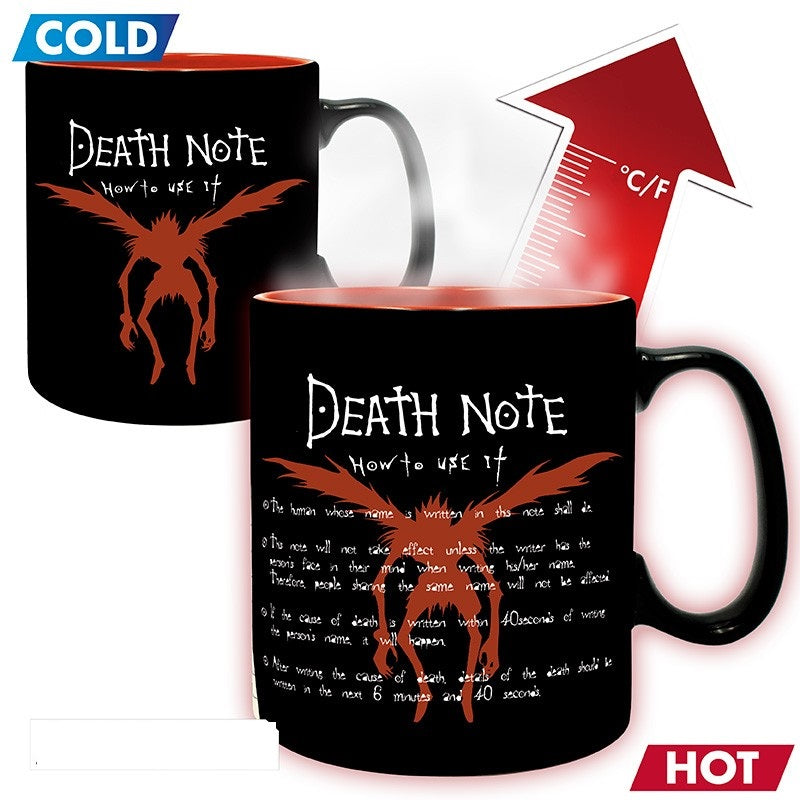 Kira, L and Ryuk Mug - Death Note - Heat Changing