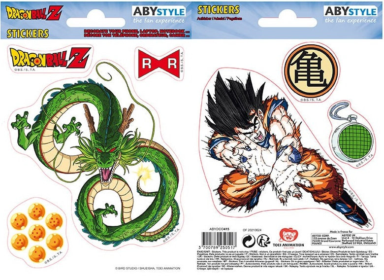 Shenron X5 Stickers - Dragon Ball