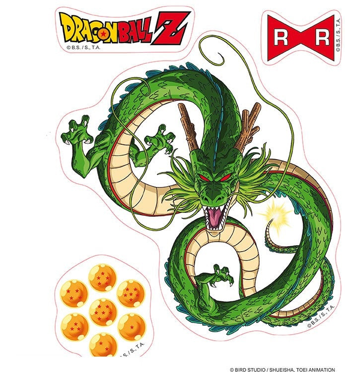 Shenron X5 Stickers - Dragon Ball