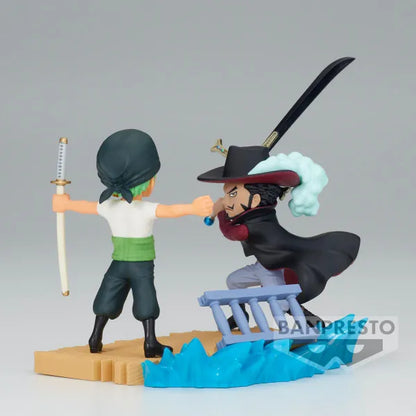 Roronoa Zoro vs Dracule.Mihawk "One Piece", Banpresto World Collectable Figure Log Stories