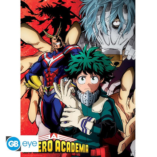 MY HERO ACADEMIA Poster Deku vs Tomura (52 x 38cm)