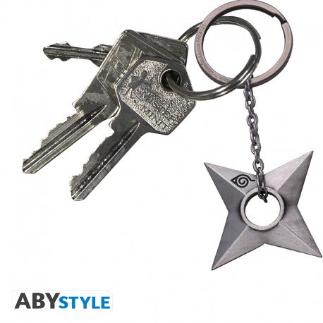 NARUTO SHIPPUDEN - Keychain 3D "Shuriken Konoha
