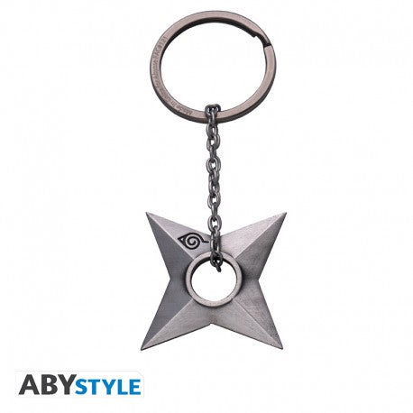 NARUTO SHIPPUDEN - Keychain 3D "Shuriken Konoha