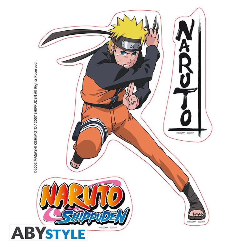 NARUTO SHIPPUDEN Mini Stickers Naruto Jiraiya (16x11cm)
