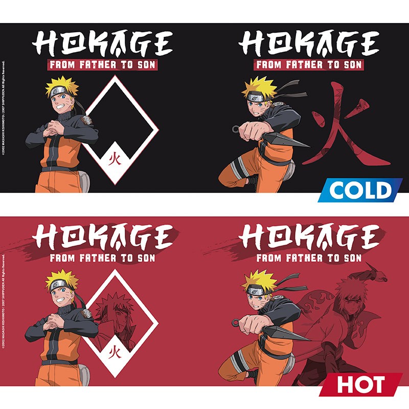 NARUTO SHIPPUDEN Mug Heat Change From Father to Son