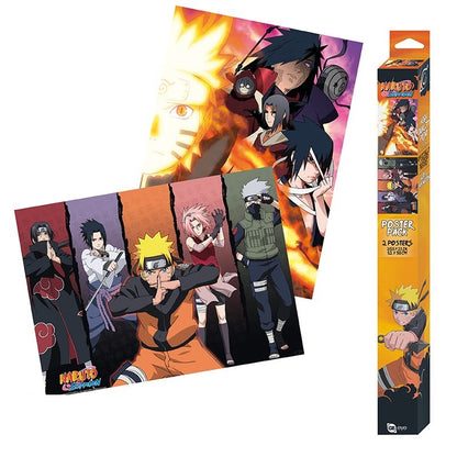 Chibi Poster Set - Naruto Shippuden - 52x38cm