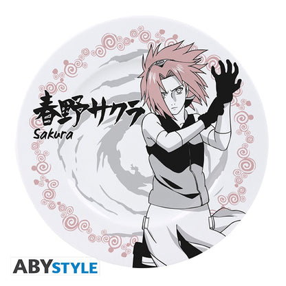 NARUTO SHIPPUDEN - Set of 4 Plates - Characters