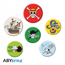 ONE PIECE Badge Pack Skulls 1*