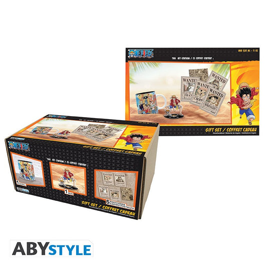 ONE PIECE Gift set Luffy Mug + Acryl® + Postcards