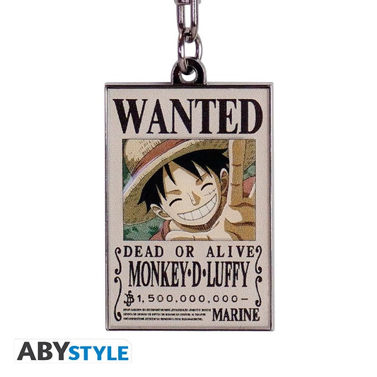 ONE PIECE - Keychain ''Wanted Luffy''