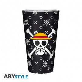 ONE PIECE Large Glass Luffy