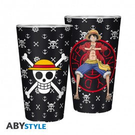 ONE PIECE Large Glass Luffy