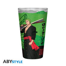 ONE PIECE Large Glass Zoro