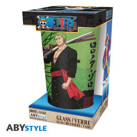 ONE PIECE Large Glass Zoro