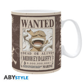 ONE PIECE Mug Big Size Luffy Wanted