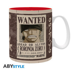 ONE PIECE Mug Big Size Zoro Wanted