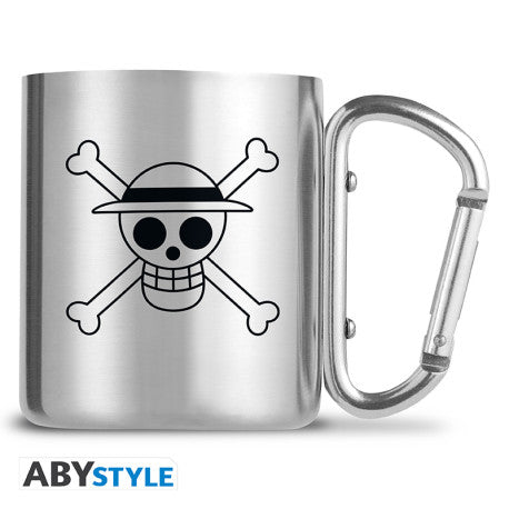 ONE PIECE - Mug carabiner - Luffy & Skull