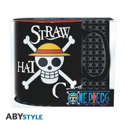 ONE PIECE - Mug - 460 ml - Luffy & Skull