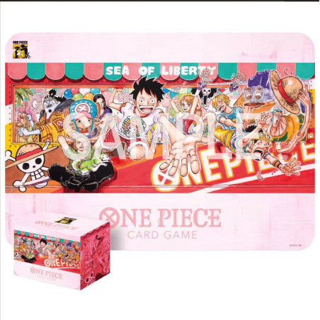 ONE PIECE PLAYMAT & CARD CASE SET 25TH EDITION