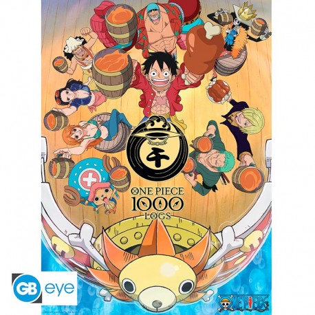 ONE PIECE - Poster Chibi 52x38 - 1000 Logs Cheers