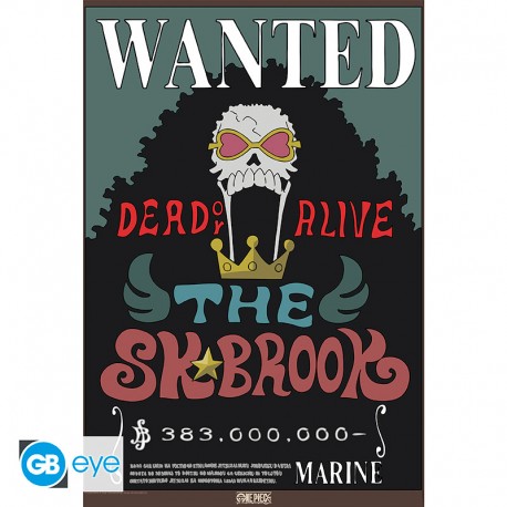 ONE PIECE - Poster Chibi 52x38 - Wanted Brook Wano