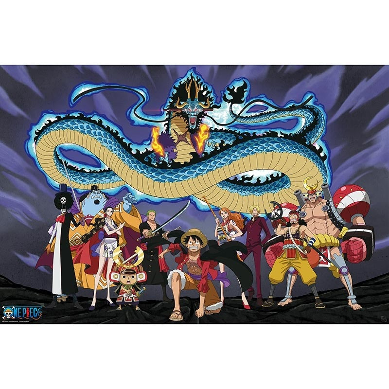 ONE PIECE - Poster Maxi 91.5x61 - The crew versus Kaido