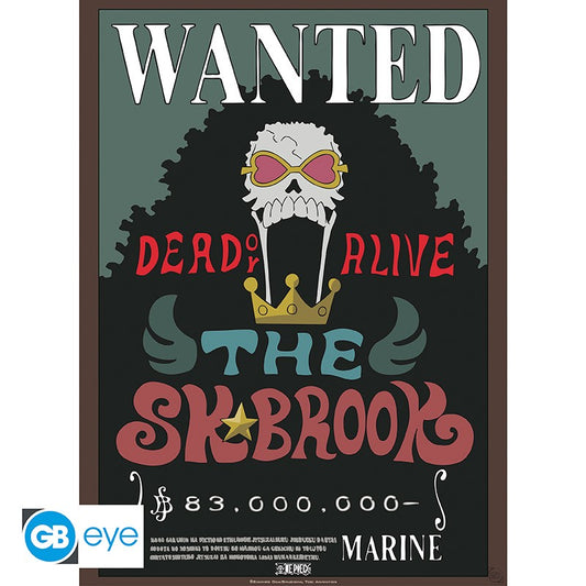 ONE PIECE Poster Wanted Brook (52x38cm)