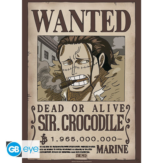 ONE PIECE Poster Wanted Crocodile Wano