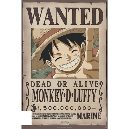 Wanted Luffy Poster - One Piece - 91x61cm