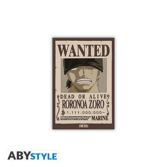 ONE PIECE Standard Magnet Wanted Zoro