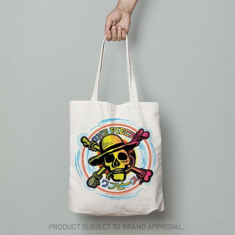 One Piece Jolly Roger shopping bag