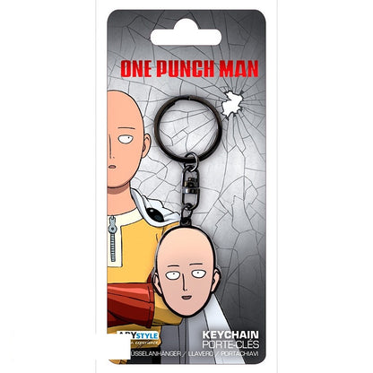 Saitama's Head Keychain - One Punch Man