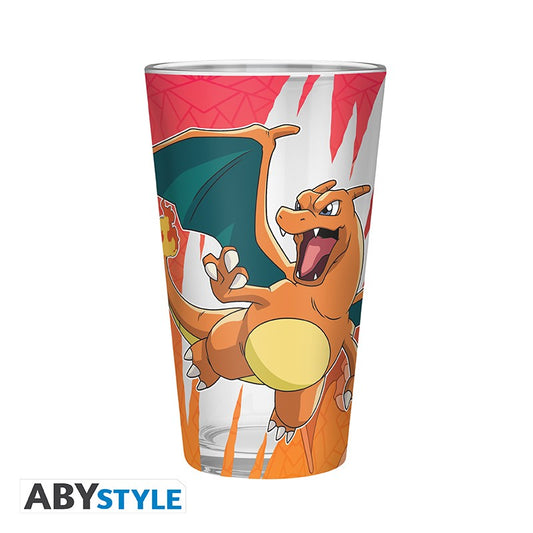 POKEMON Large Glass Premium Charizard