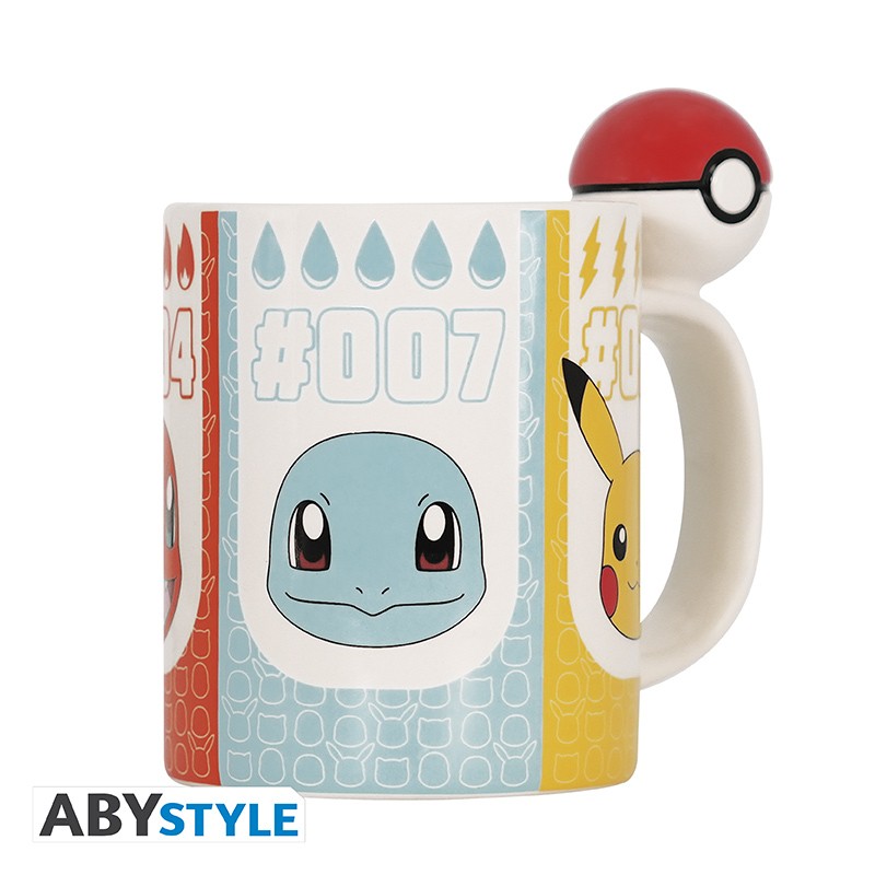 POKEMON Mug 3D handle Pokéball