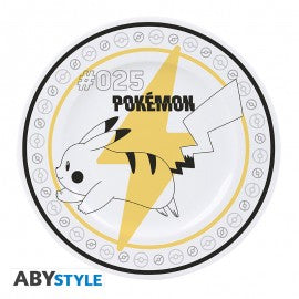 POKEMON Set of 4 Plates Starters + Pikachu