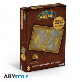WORLD OF WARCRAFT Puzzle 1000 pieces Azeroth's map