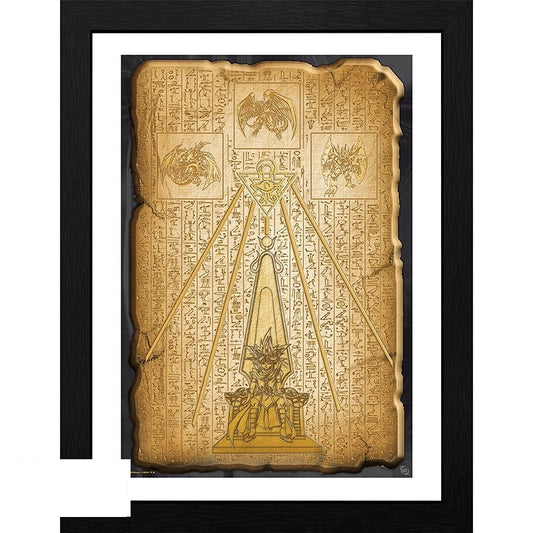 Egyptian Tablet Framed Print - Yu-Gi-Oh! - 30x40cm
